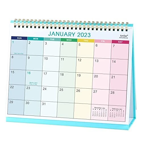 DESK CALENDAR 20232024 Standing Flip 20232024, 18 Months Desktop