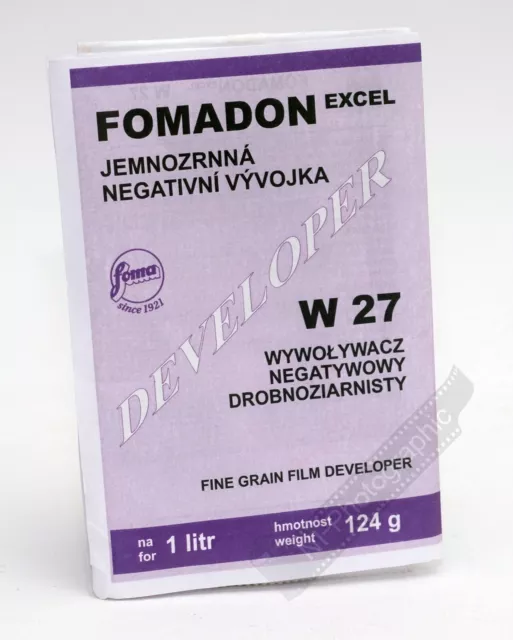 Foma Fomadon  W27 Black & White Fine Grain Powder Film Developer (to Make 1L)