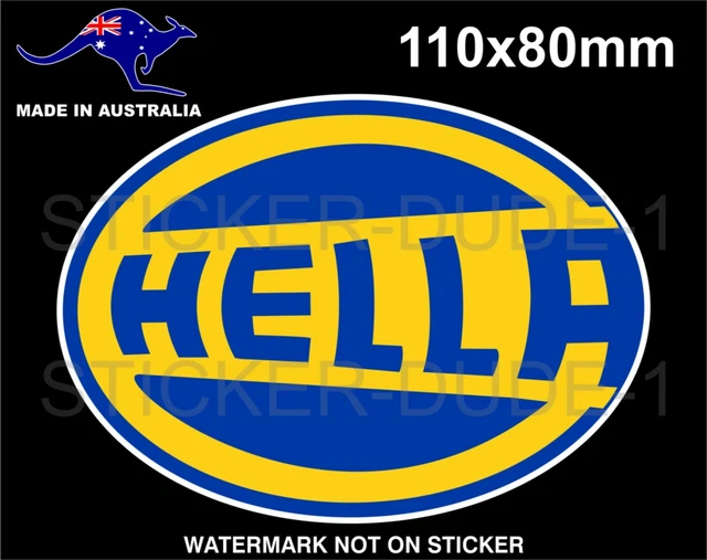 HELLA STICKER DRIVING LIGHTS 4x4 LANDCRUISER FORD RANGER HILUX WARN