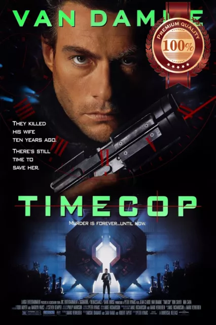 TIMECOP TIME COP VAN DAMME 1994 90s FILM MOVIE ORIGINAL PRINT PREMIUM POSTER