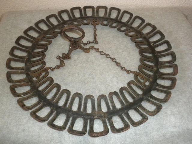 Antique cast iron hardware store buggy whip holder display