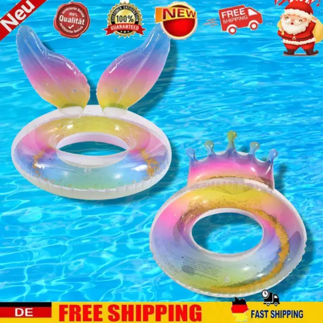 70cm/90cm Inflatable Pool Float Portable Swimming Ring Adults Water Sports Toys
