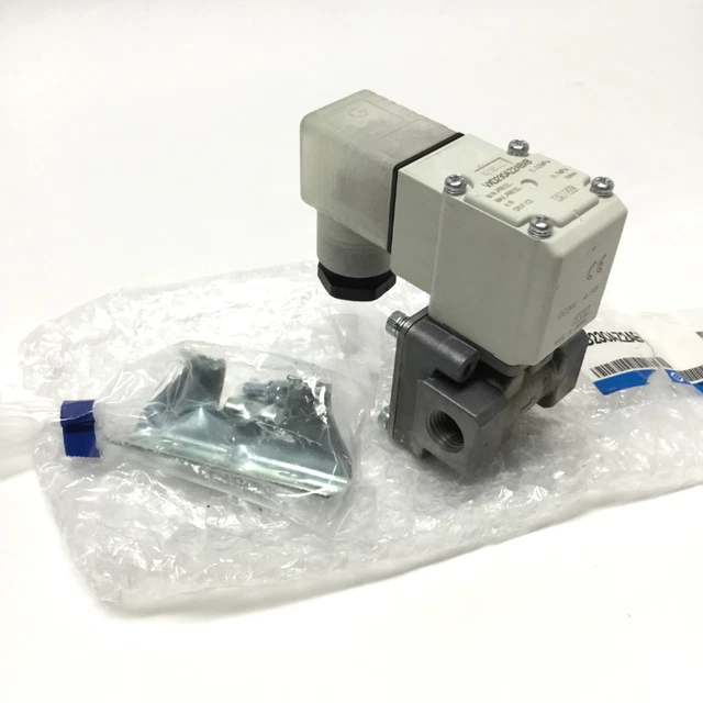 SMC VXD230AZ2ABXB Solenoid Air Valve 2-Port NC, 0.02MPa-0.7MPa, 24VDC, 1/4" NPT