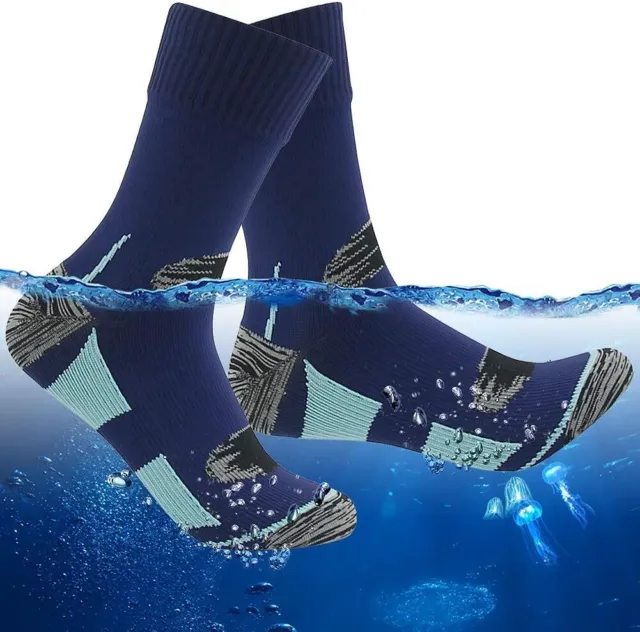 Waterproof Socks Breathable Athletic Hiking Wading Trail Kayaking Skiing Socks