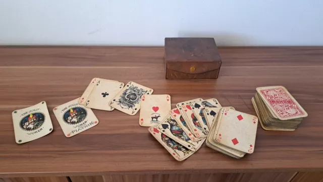 Antique 2 decks playing cards Ferd. Piatnik a synové Ritter & spol. Prague 1920s