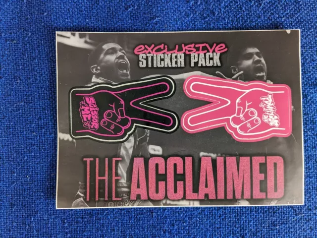 AEW All Elite Crate Exclusive - THE ACCLAIMED - Sticker Sheet