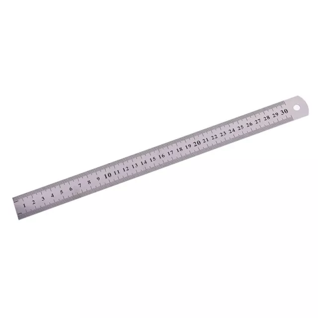 METAL RULER Stainless Steel Straight Edge Drawing Cutting Non Skid B-ot 2