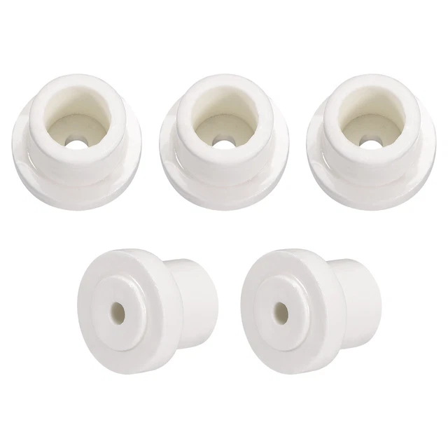 5uds 5.2mm Orificio Diá Cerámica Aislante Perla Redondo Aislamiento Perla 15mmID