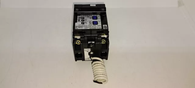 Siemens Q220AFC 20 Amp 2 Pole Combination Arc Fault Circuit Breaker Type QAF