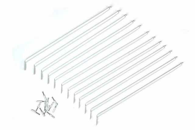 ClosetMaid 21775 12 Pack, 12", White, Shelf Support Bracket W/ Anchors