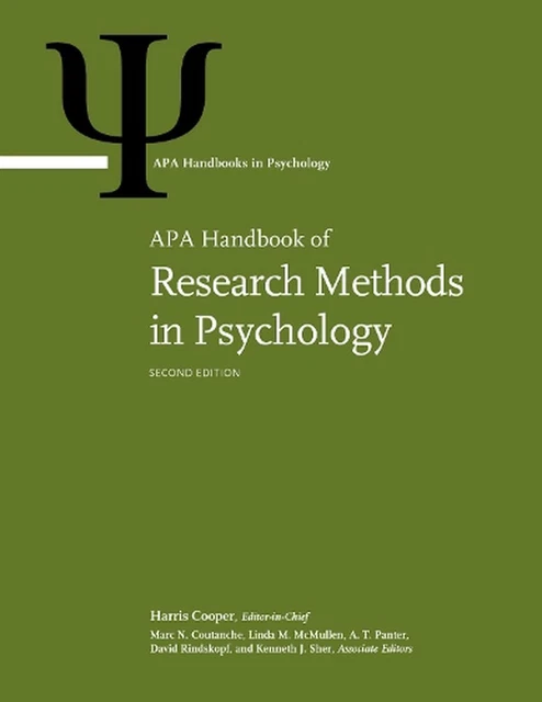 APA Handbook of Research Methods in Psychology: Volume 1: Foundations, Planning,