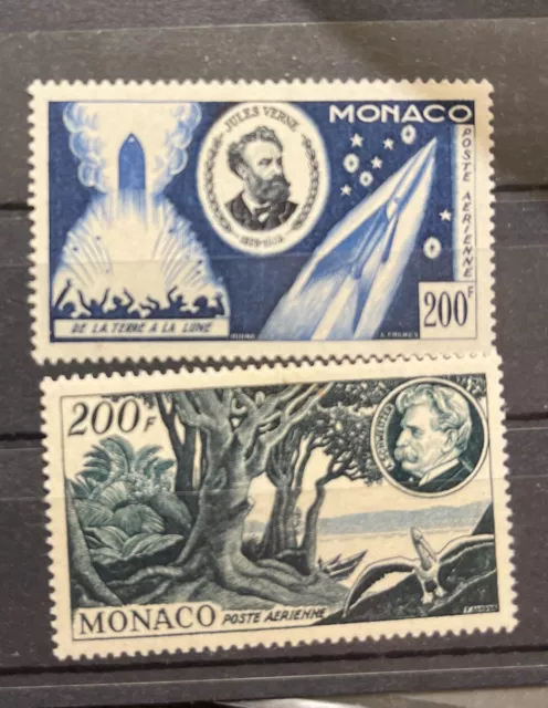 Monaco, Poste Aerienne, Y&T PA 59/60, 1955, Neuf