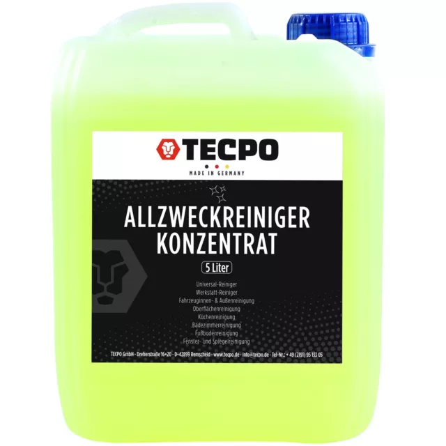 Tecpo Universal Allzweckreiniger Konzentrat 5L Multi Clean Auto Innen Reiniger