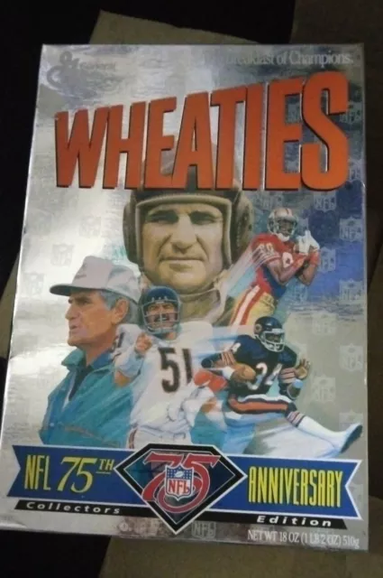 Vintage Wheaties 1994 NFL 75th Anniversary Unopened Box