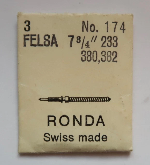 Tige De Remontoir (réf. 401) Pour Mouvement De Montre Ronda 1252 / SEFEA - Compatible Judex - Neuf