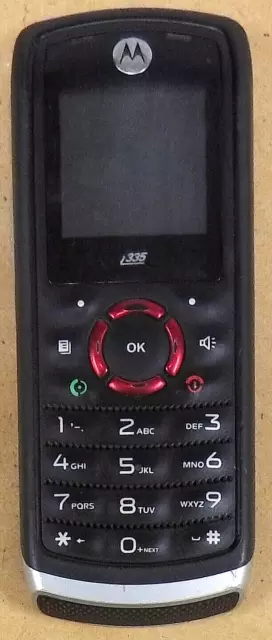 Motorola i series i335 - Black ( Boost Mobile ) Rare PTT iDEN Cellular Phone