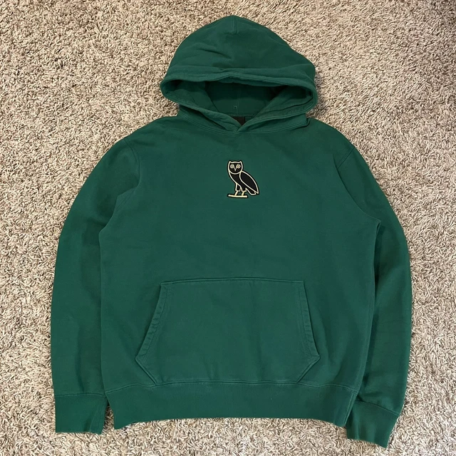 OVO Octobers Very Own Drake Owl Embroidered Fleece Canada Hoodie Medium
