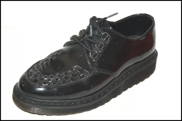 Doc martens online noir brillante