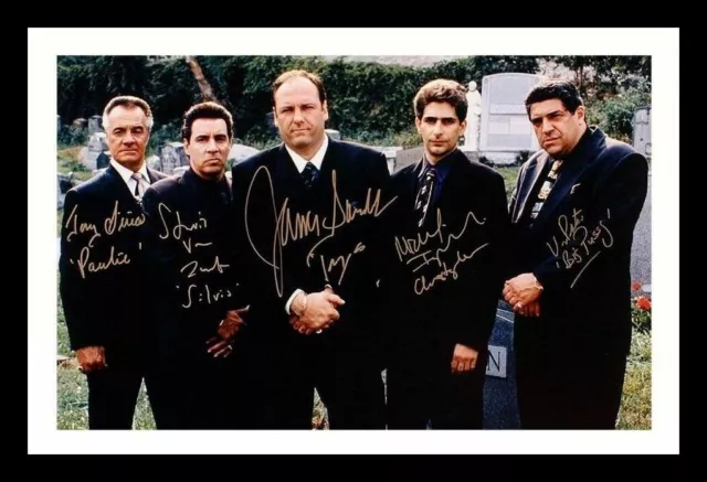 Sopranos Autograph Signed Framed Photo