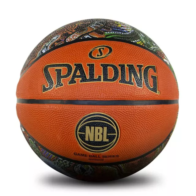 Spalding NBL Indigenous Outdoor Basketball Size 7 - Brown