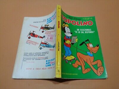 Topolino N° 785 Originale Mondadori Disney Ottimo 1970 Bollini