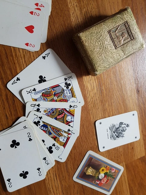 Ancien Jeu de Cartes Waddington's patience playing cards