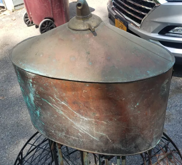 Antique still prohibition copper Whiskey distillation approximately 8 gallons