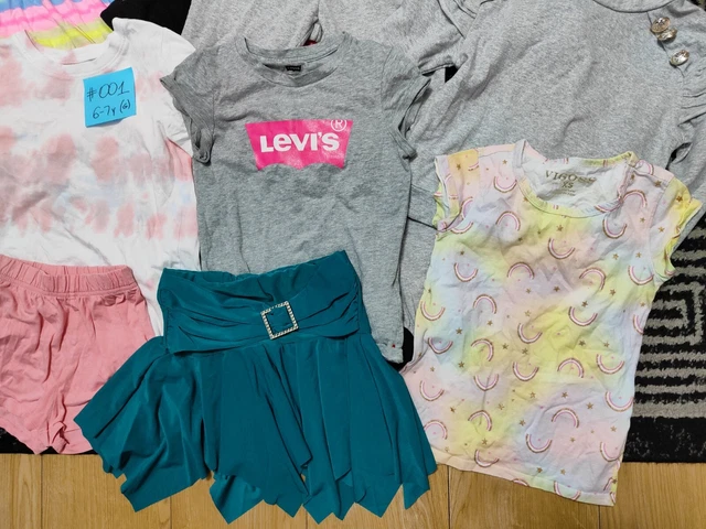 #001💜 Huge Bundle Of Girls Clothes 6-7years GEORGE NEXT PRIMARK LEVI'S LOL 2