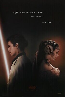 2002 Star Wars Episode II The Attack Of The Clones Movie Poster 11X17 Obi-Wan 🍿
