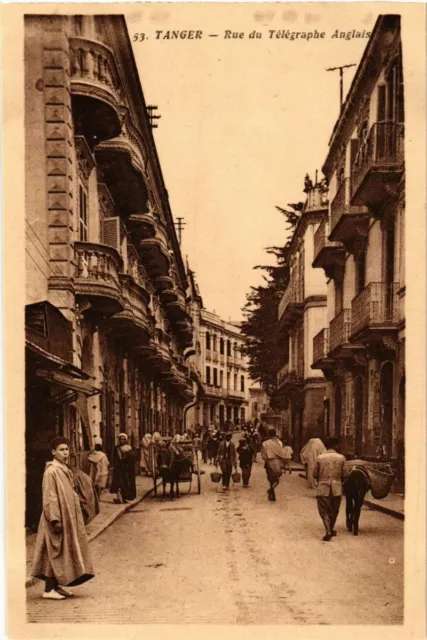 CPA AK MOROCCO TANGIER - Rue du Telegraphie Anglais (219884)