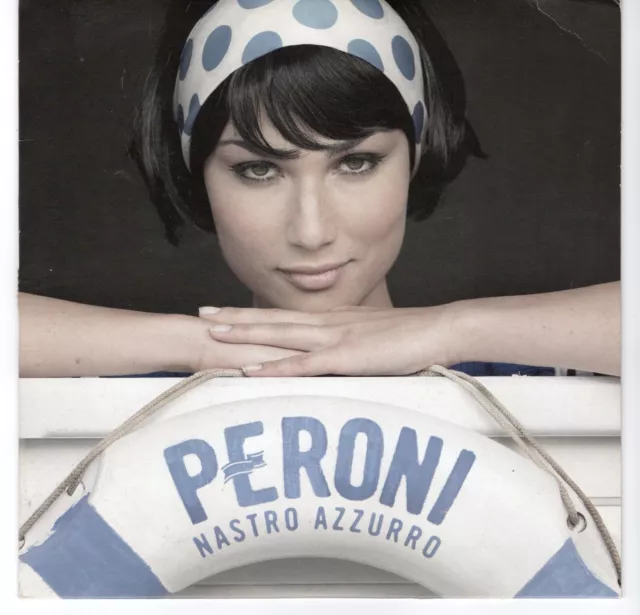 PERONI NATRO AZZURO promotional 45rpm MY GIRL MARIO BIONDI Italian jazz singer