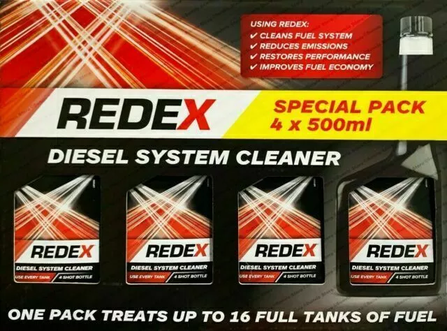 REDEX Diesel Fuel System Cleaner 4 x 500ML 