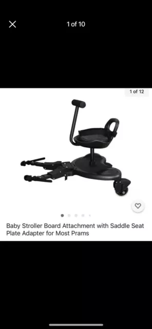 Universal Baby Seat Ride On Tandem Seat Board Attachment For Pram