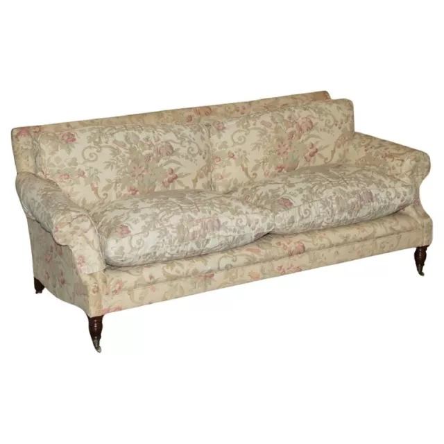 Rrp £14,000 George Smith Chelsea 3 Seat Sofa In Original Upholstery Part Suite