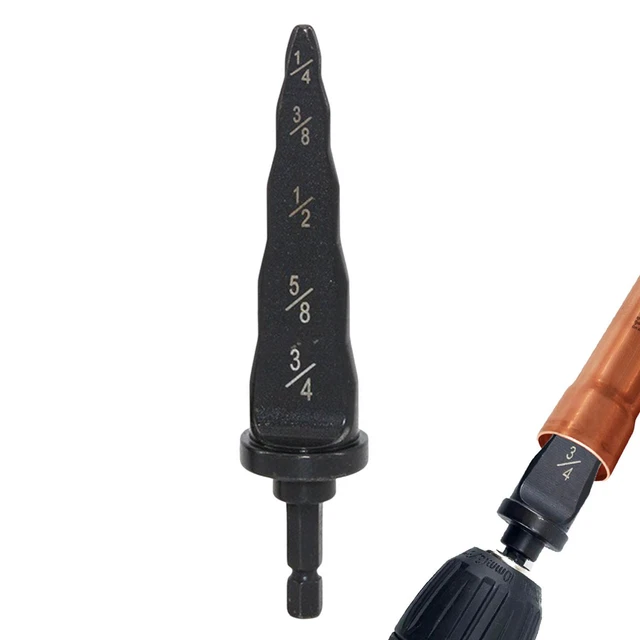 5 In 1 HVAC Swage Tool Copper Manual Pipe Expander Drill Bit, Tube Expander