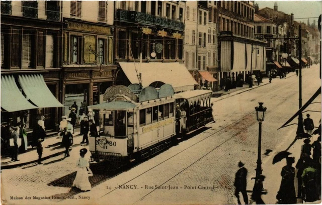 CPA NANCY Rue St-JEAN Central Point (680581)