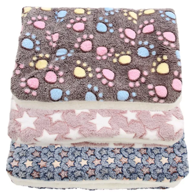 Pet Dog Bed Mat Self Warming Soft Flannel Pad Blanket Cat Bed Cushion Washable
