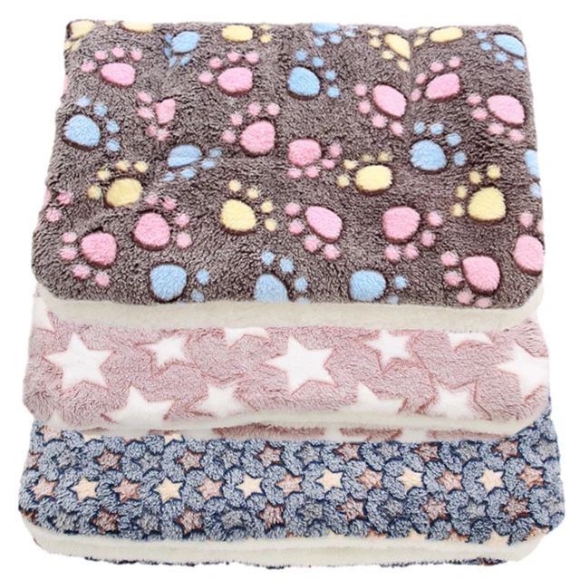 Pet Dog Bed Mat Self Warming Soft Flannel Pad Blanket Cat Bed Cushion Washable