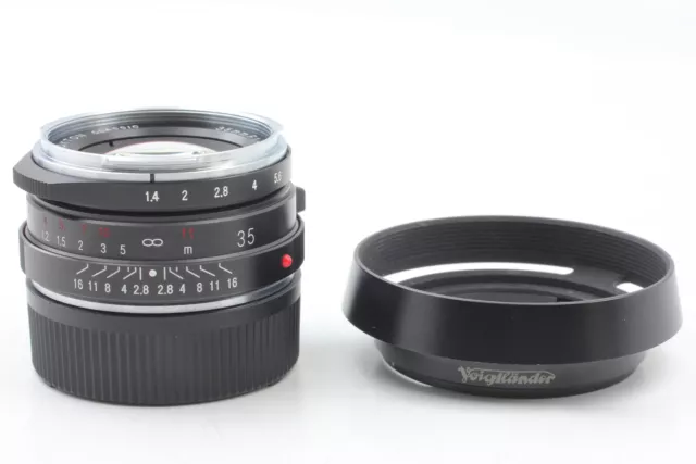 [ MINT w/Hood ] Voigtlander NOKTON classic 35mm F1.4 II VM Lens From JAPAN