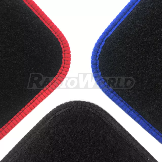 For VW Passat 2000 - 2005 Tailored Carpet Car Mats with logo 4 Oval Clips 2