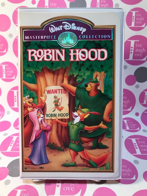 WALT DISNEY'S ROBIN HOOD VHS Masterpiece Collection Clamshell EUR 9,24