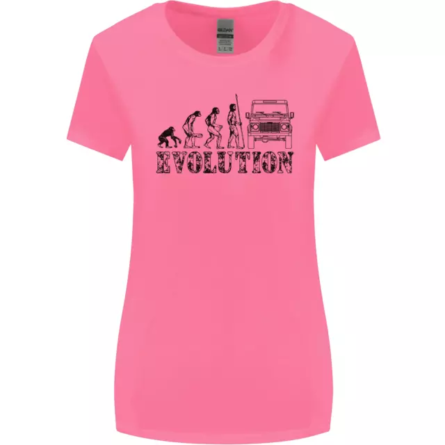 T-shirt 4x4 Evolution Off Roading Road Driving donna taglio più largo 2