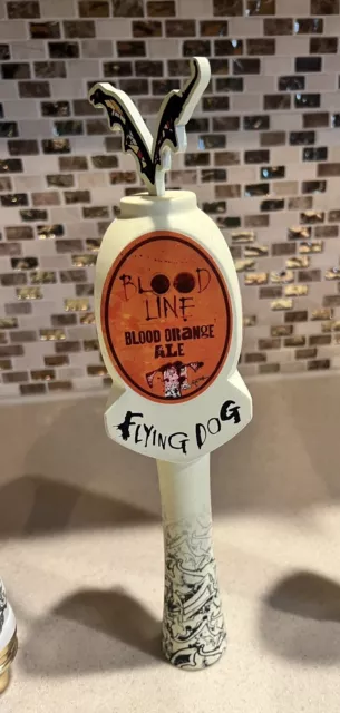 Flying Dog Blood Line Blood Orange Ale Tap Handle Beer