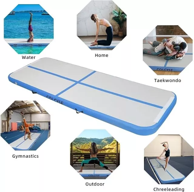 10Ft Air Track Mat Gymnastics Mat Inflatable Tumbling Mat  UK