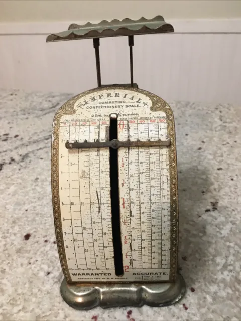 Antique IMPERIAL COMPUTING CONFECTIONARY SCALE  From 1899