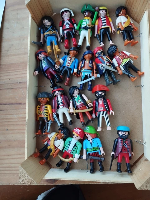Lot Playmobil Pirates – Personnages Et Bateaux Vintage – Vrac Occasion