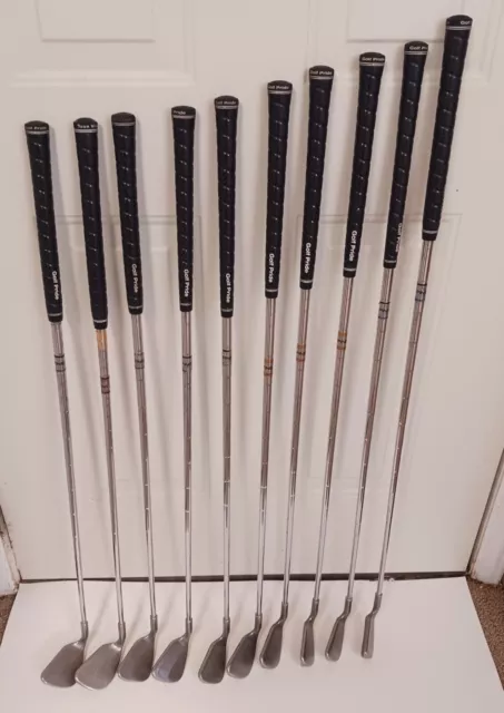 Ping Black Dot Eye2 Set of 10 Iron Golf Clubs 2-4-5-6-7-8-9-W-S-L VTG 1980's GUC