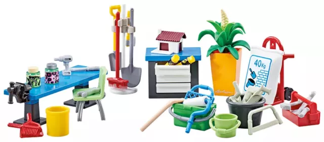 Playmobil 9851 Aménagement pour atelier Accessoire Jouets Noël Jeux Construction