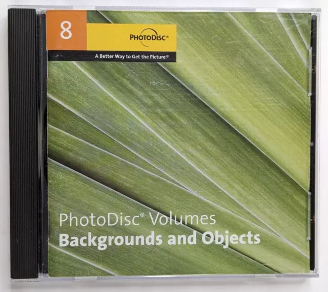 PhotoDisc Volumes 8, Backgrounds and Objects CD Set Royalty-Free 336 Stock Photo