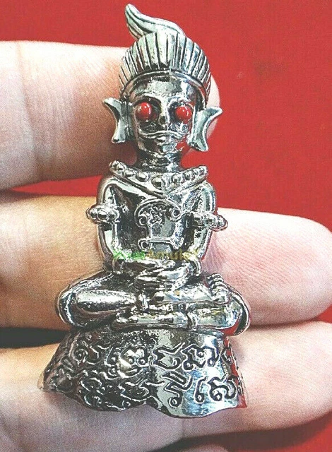 Ngang Ngan Love Sex Khmer Magic Luck Occult Rich Kb Dhama White Thai Amulet 5198